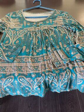 blouse with print